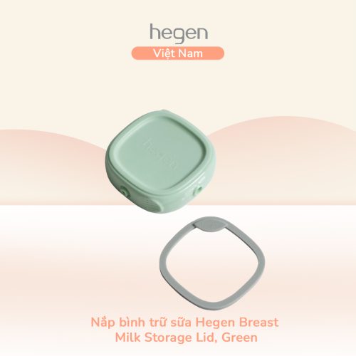 Nắp bình trữ sữa Hegen Breast Milk Storage Lid, Green