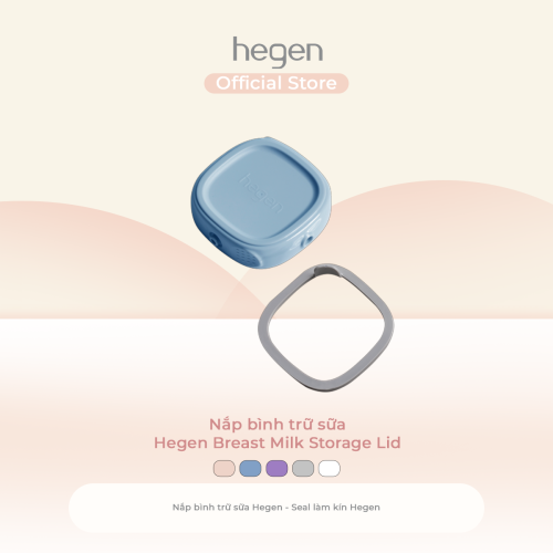 Nắp bình trữ sữa Hegen Breast Milk Storage Lid, Blue