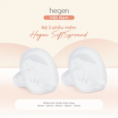 Bộ 2 phễu mềm Hegen SoftSqround, size 19mm