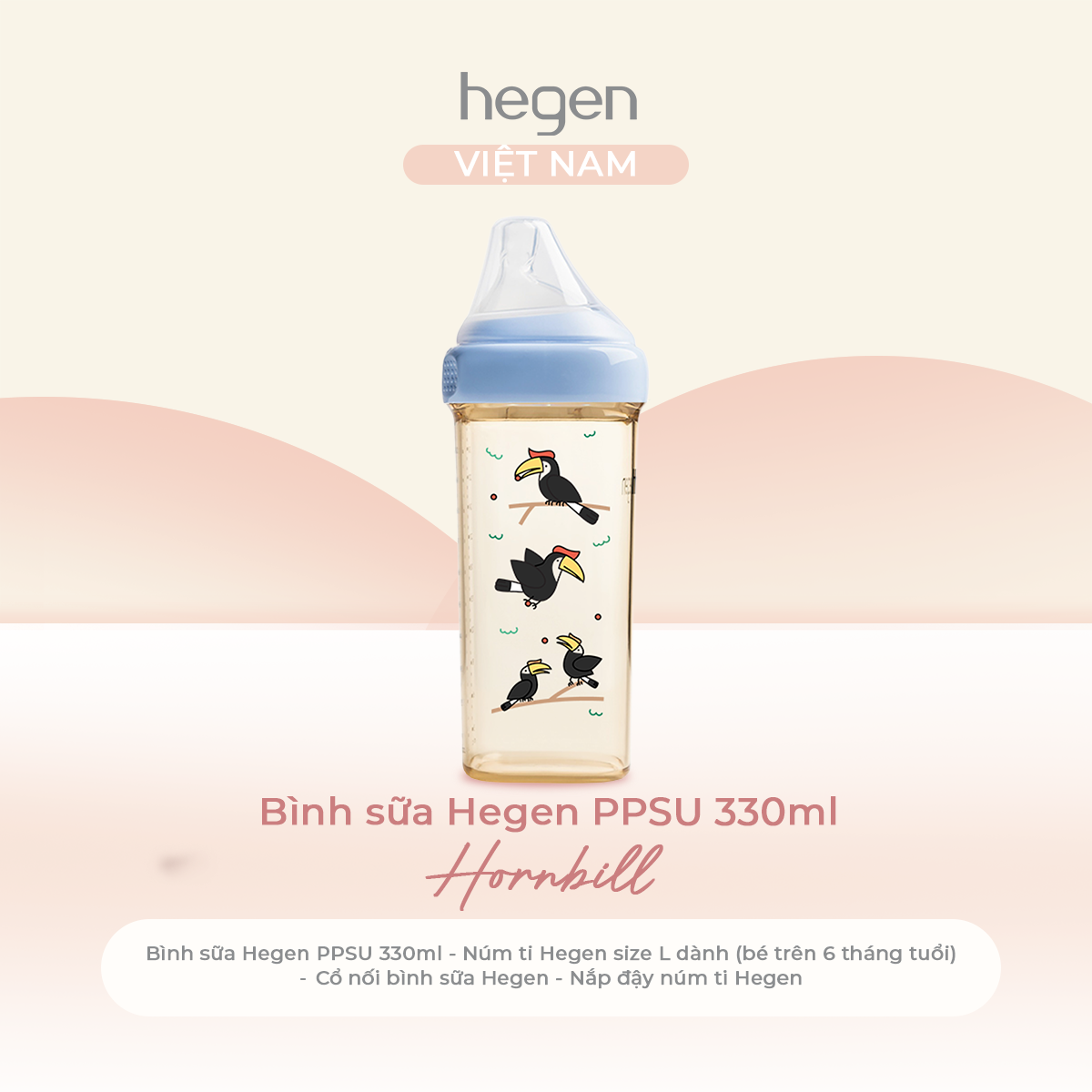 hornbill 330ml blue